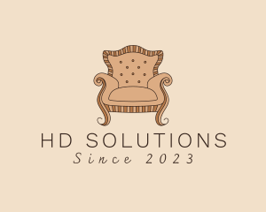 Simple Armchair Furniture logo design