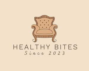 Simple Armchair Furniture logo design