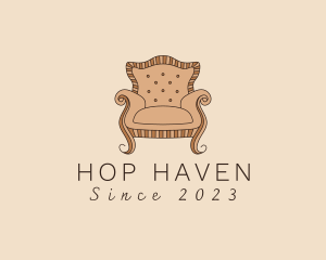 Simple Armchair Furniture logo design