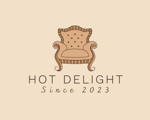 Simple Armchair Furniture logo design