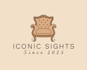 Simple Armchair Furniture logo design