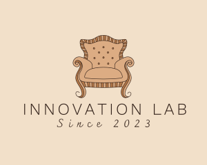 Simple Armchair Furniture logo design