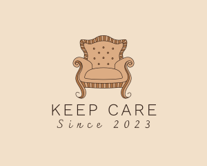 Simple Armchair Furniture logo design