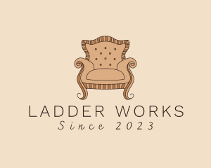 Simple Armchair Furniture logo design