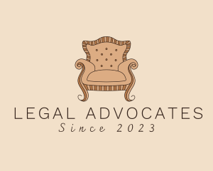 Simple Armchair Furniture logo design