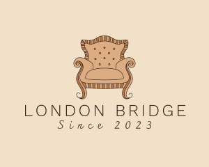 Simple Armchair Furniture logo design