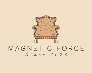 Simple Armchair Furniture logo design