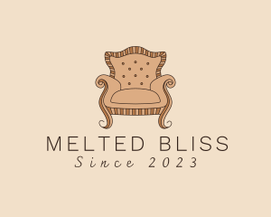 Simple Armchair Furniture logo design