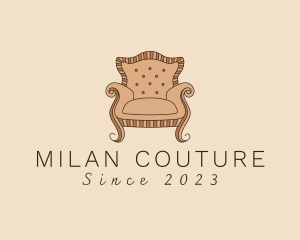 Simple Armchair Furniture logo design