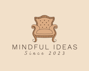 Simple Armchair Furniture logo design