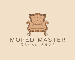 Simple Armchair Furniture logo design