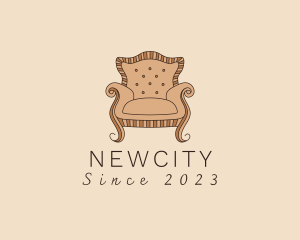 Simple Armchair Furniture logo design