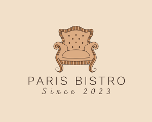 Simple Armchair Furniture logo design