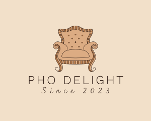 Simple Armchair Furniture logo design