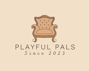 Simple Armchair Furniture logo design