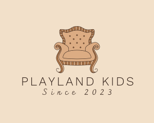 Simple Armchair Furniture logo design