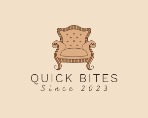 Simple Armchair Furniture logo design