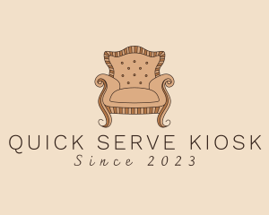 Simple Armchair Furniture logo design