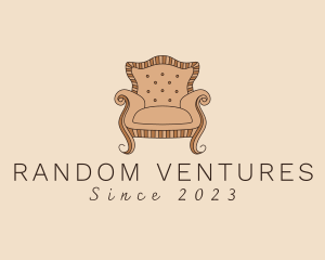 Simple Armchair Furniture logo design