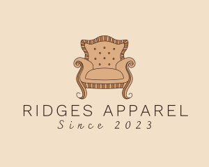 Simple Armchair Furniture logo design