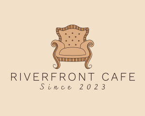 Simple Armchair Furniture logo design