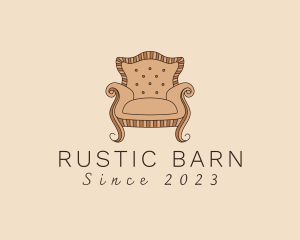 Simple Armchair Furniture logo design