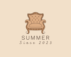 Simple Armchair Furniture logo design