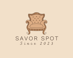 Simple Armchair Furniture logo design