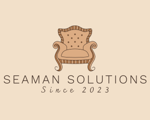 Simple Armchair Furniture logo design