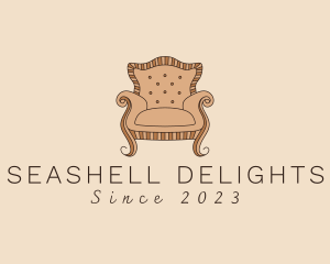 Simple Armchair Furniture logo design