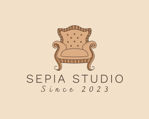 Simple Armchair Furniture logo design