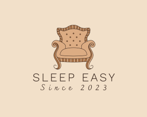 Simple Armchair Furniture logo design