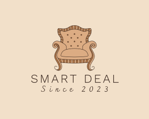 Simple Armchair Furniture logo design