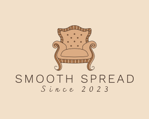 Simple Armchair Furniture logo design