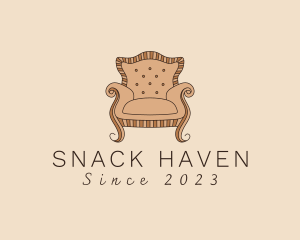 Simple Armchair Furniture logo design