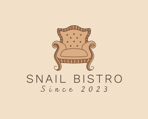 Simple Armchair Furniture logo design