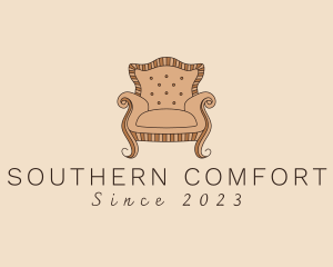 Simple Armchair Furniture logo design