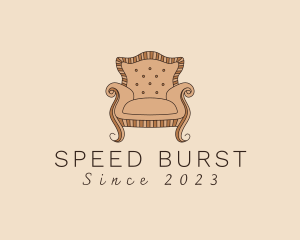 Simple Armchair Furniture logo design