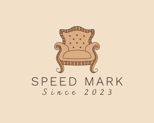 Simple Armchair Furniture logo design