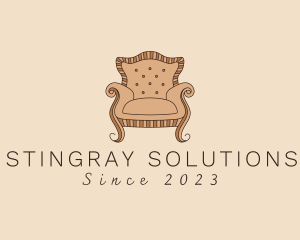 Simple Armchair Furniture logo design