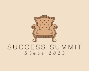 Simple Armchair Furniture logo design