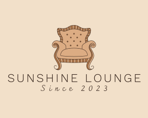 Simple Armchair Furniture logo design