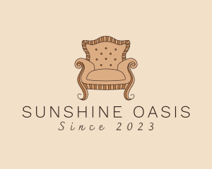 Simple Armchair Furniture logo design