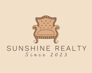 Simple Armchair Furniture logo design