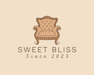 Simple Armchair Furniture logo design