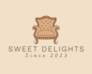 Simple Armchair Furniture logo design