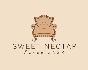 Simple Armchair Furniture logo design