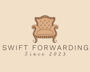 Simple Armchair Furniture logo design