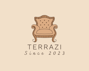 Simple Armchair Furniture logo design