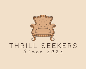 Simple Armchair Furniture logo design